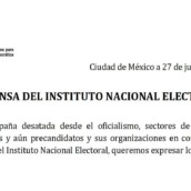 En defensa del INE En defensa del INE